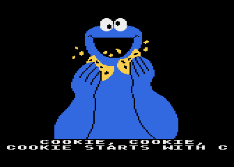 Cookie Monster atari screenshot